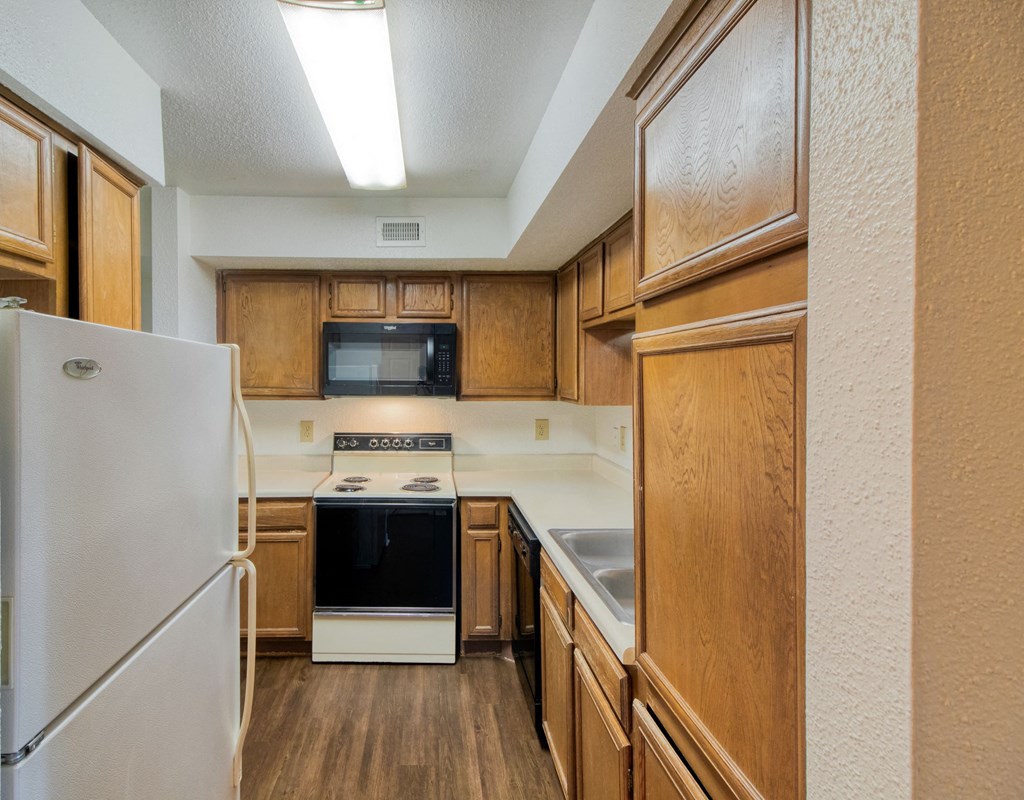 Kitchen gallery Kitchen gallery at Village Oaks Apartments, Austin, TX, 78759